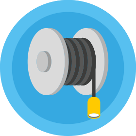 Touret de câble motorisé 300ml